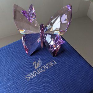 RETIRED Swarovski Violet Amethyst Butterfly BNIB